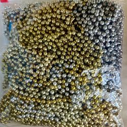 Gold & Silver Bead Necklaces