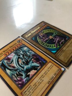Blue eyes white dragon & Dark Magician