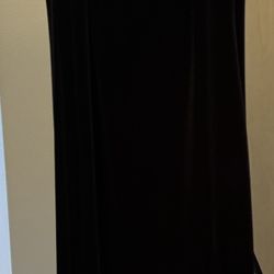 Black (velvet look) Sleeveless Dress & Jacket
