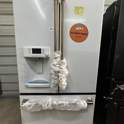 GE CAFÉ ‼️SPECIAL‼️ MATTE WHITE FRENCH DOOR FRIDGE ✨WARRANTY✨DELIVERY✨