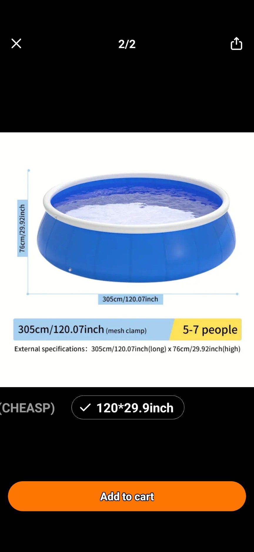 Inflatible Pool