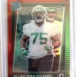 2021 Panini Donruss Football Prizm Optic Rated Rookie Alijah Vera-Tucker