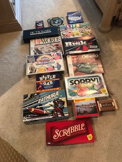 Board Games & 2 puzzles