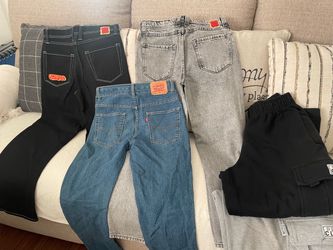 Mixed Pants Lot – Levi's, Denim & EMPYRE BRAND !!SIZE 27 VERY GOOD CONDITION