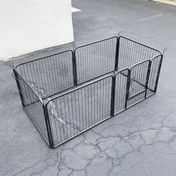 (New in Box) $70 Pet Dog Heavy Duty Playpen with 6-Panels X (24” Tall X 32” Wide)