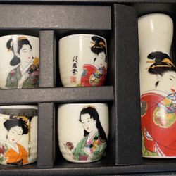 Sake Set (made In Japan)