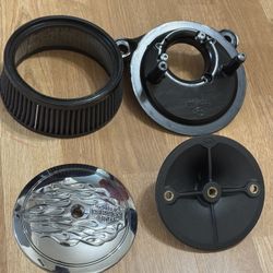 $125 OBO S&S Stealth Air Cleaner Kit For Harley EFI 99’-later Big Twin,Twin Cam