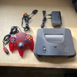 N64 Console & Controller 