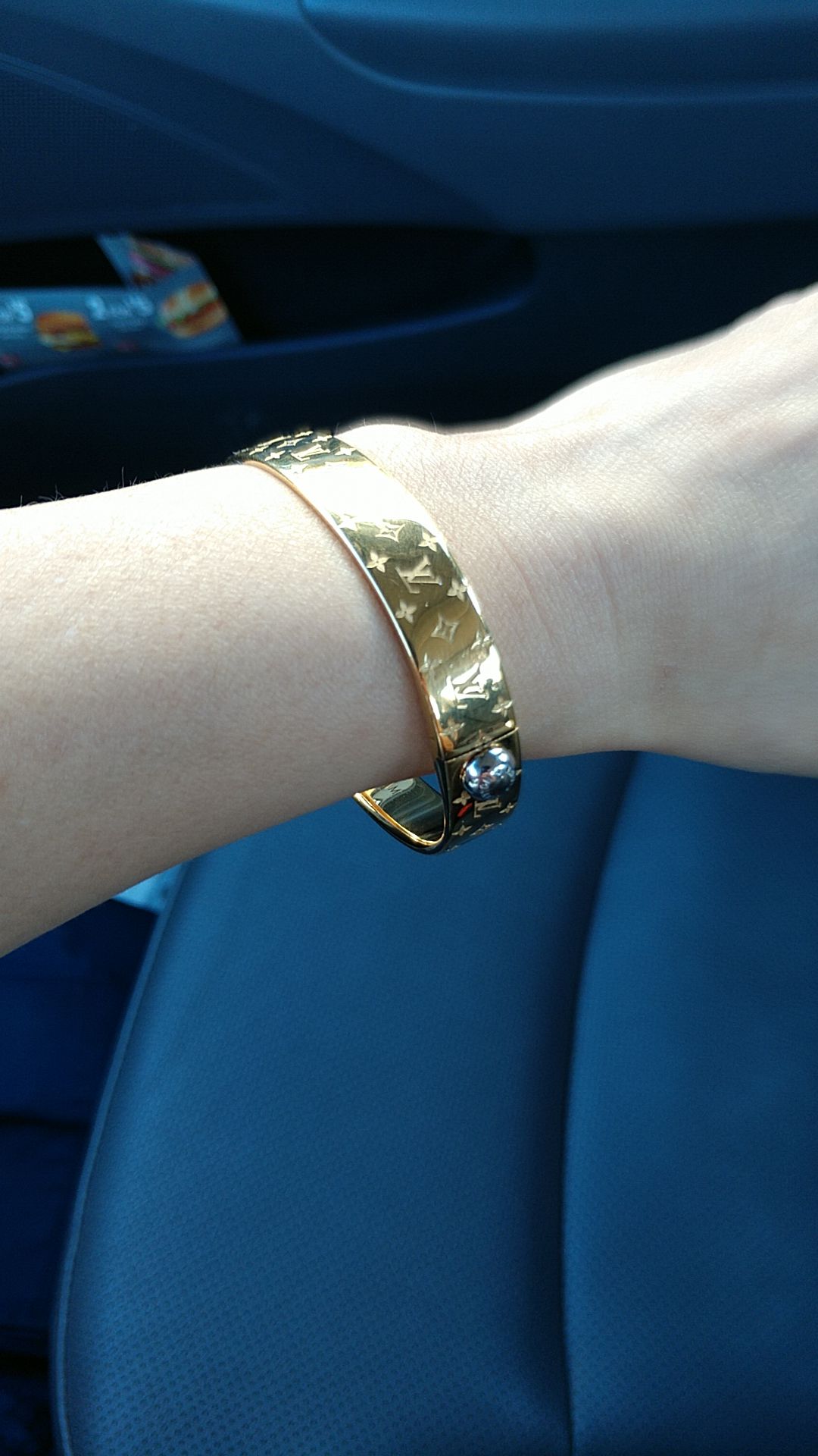 Authentic Louis Vuitton nanogram cuff bracelet for Sale in Tustin, CA -  OfferUp