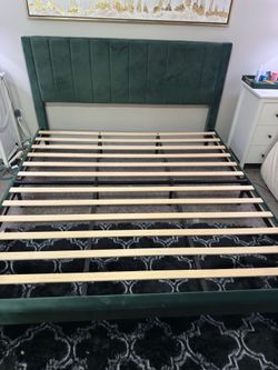 King size platform bed