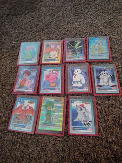 Digimon cards in good condition