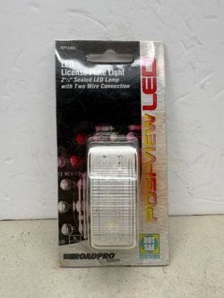 LED License plate light 2/1 sealed led lamp with two wire connection