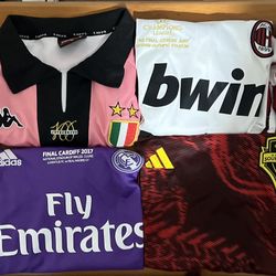 Soccer Jersey Collection (Messi, Ronaldo, Kaká & More) – Bundle or Individual
