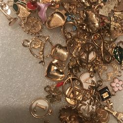 60 Pieces Gold Charms 