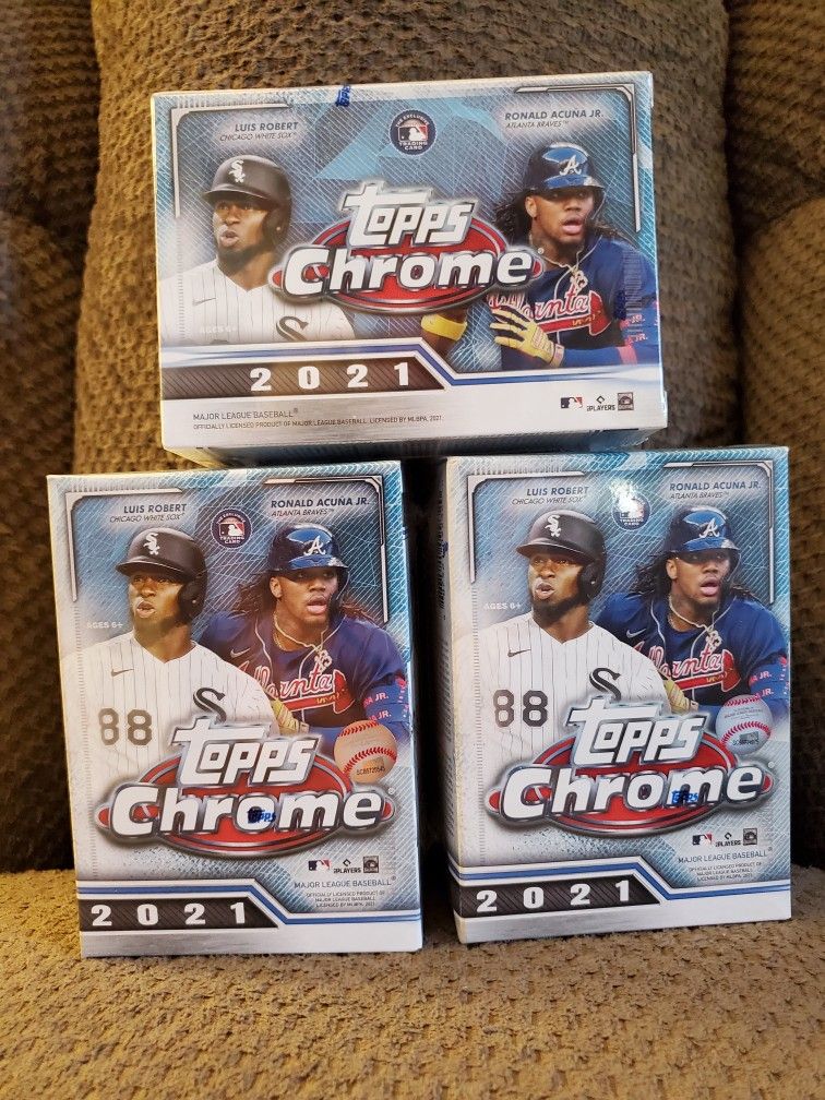 2021 Topps Chrome Baseball Blaster Box 