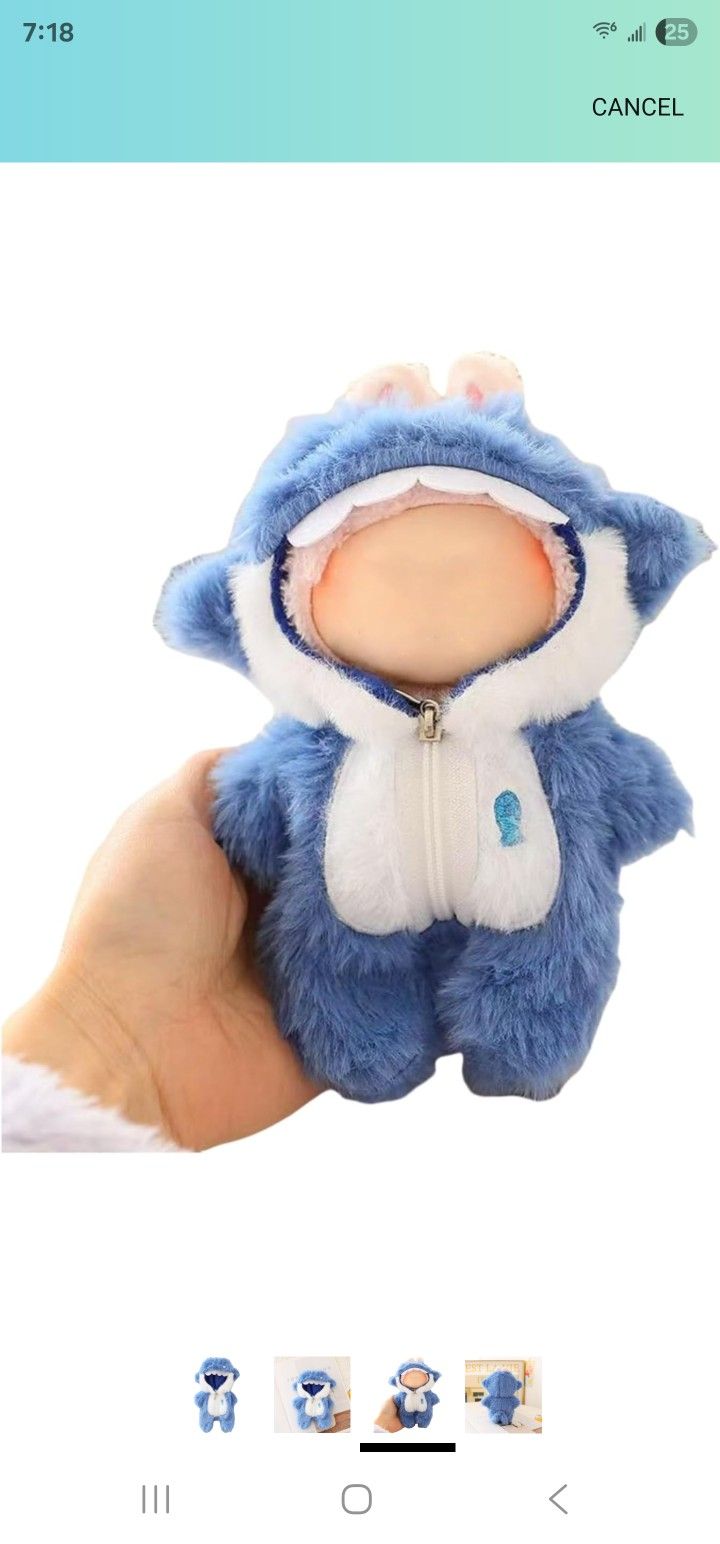 3 Labubu Clothes Brand New Packaged No Doll