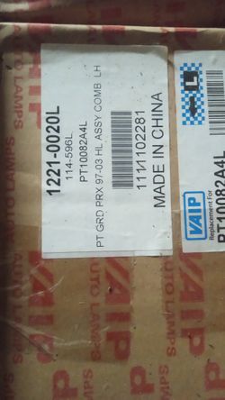 1997 To 2003 Pontiac Grand Prix Headlight Assemblies 