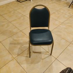 Metal Frame Chair X2 In Good Condition.