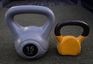 Kettlebell Weights 10lb and 15lb