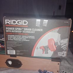 Ridgid power spin+ (drain cleaner with auto feed