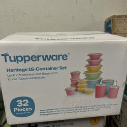 Tupperware Heritage Collection 32-piece Food Storage Container Set