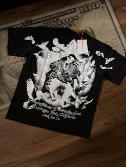 Asaali Black Graphic Shirt
