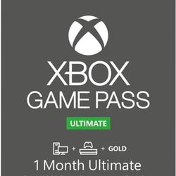 One Month GAME PASS ULTIMATE 