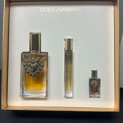 D&G Devotion 3.4 EDP ,10ml ,5ml 3pc Gift Set For Woman