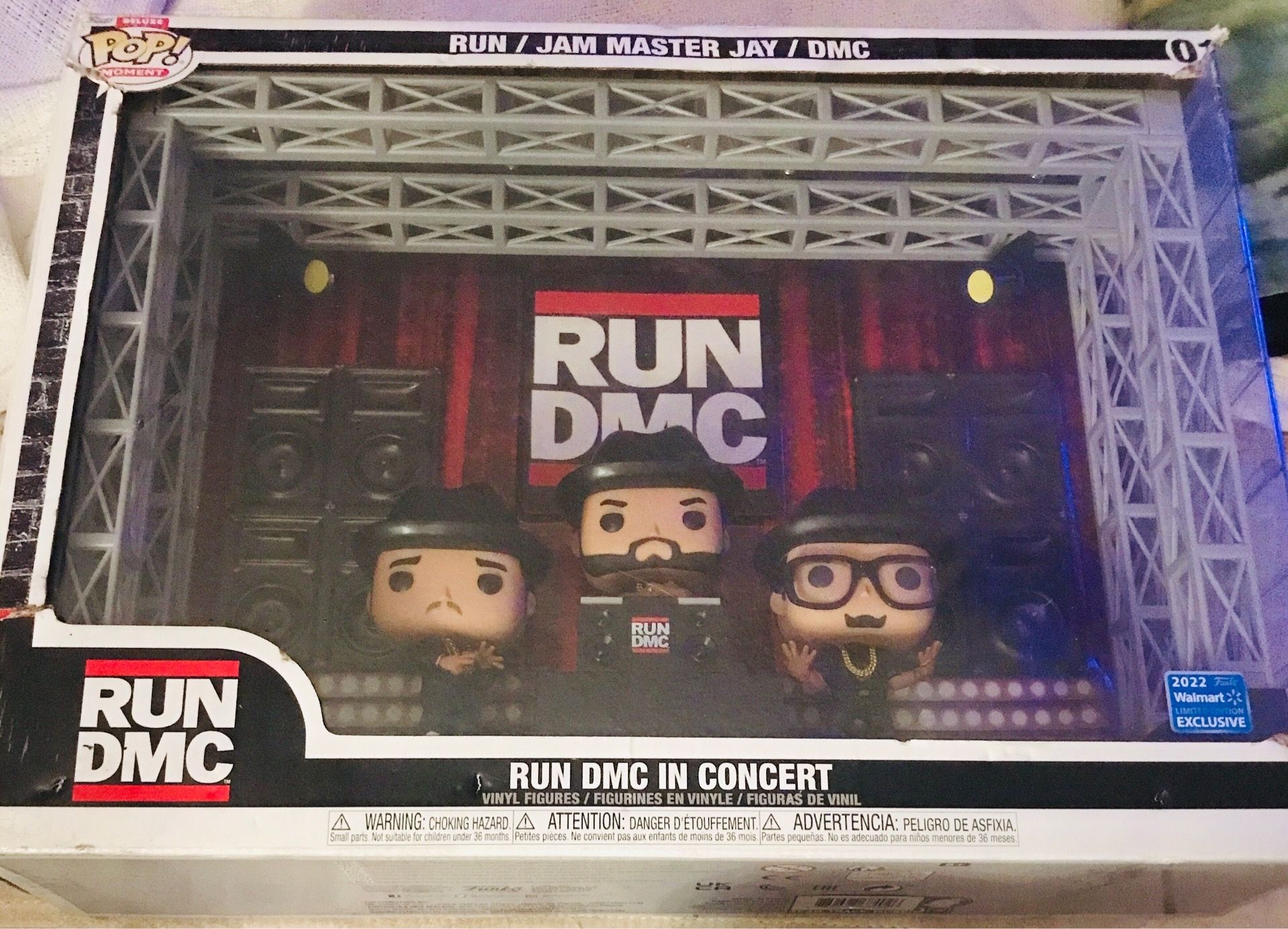NEW Run / DMC / Jam Master Jay Funko Figurine Set