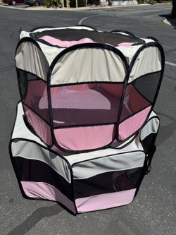 X-Zone Pet Portable Foldable Pet Dog Cat Playpen Crates Kennel