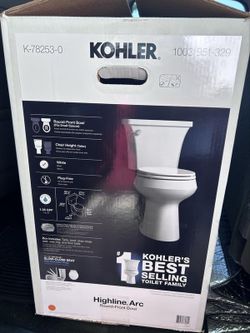 KOHLER Highline Arc 2-Piece Toilet 1.28 GFP, Elongated Chair Height, Soft Close Seat 12 in.