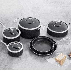 Henckels Capri Notte 10-Piece Nonstick Granitium Cookware Set Brand New In Box
