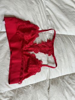 Red Lace Bralette 