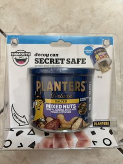 Planters Peanuts Decoy Can Secret Safe Mr Peanut Kohl's Brand New Unopened