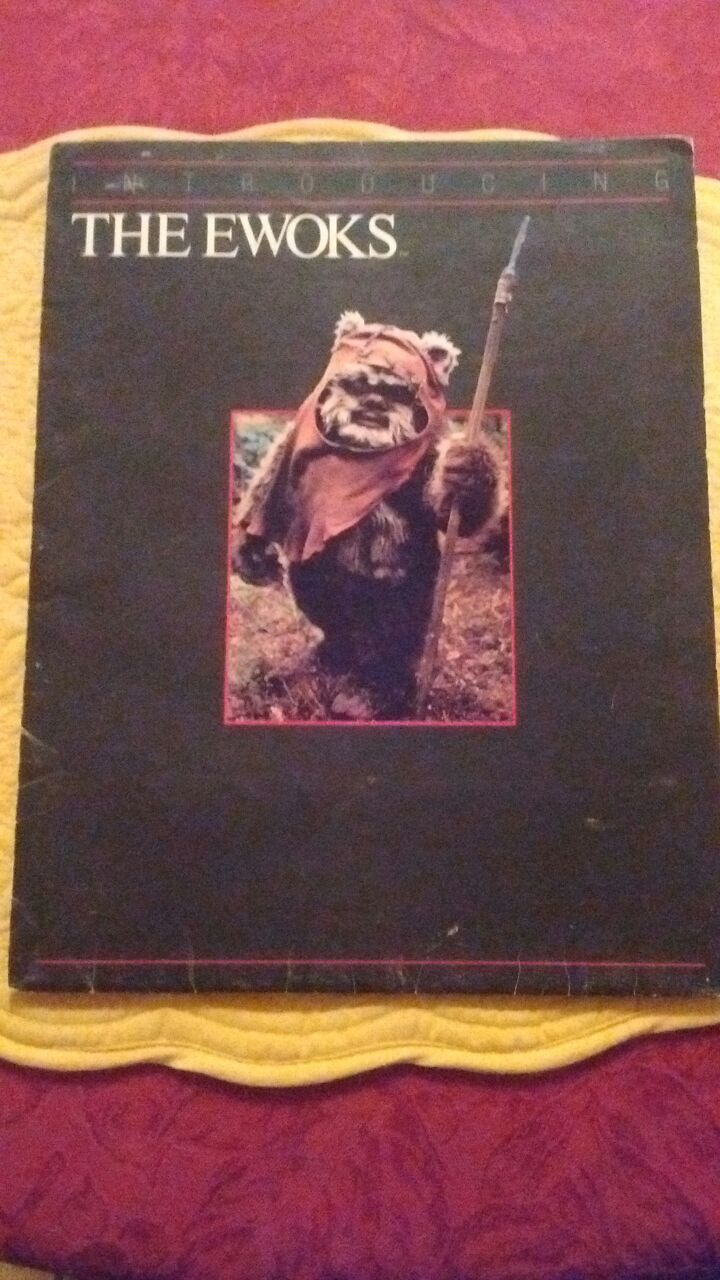 Star Wars Introducing the Ewoks movie manuscript with photos (original)