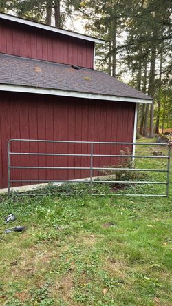 12 ft galvanized tube farm gate