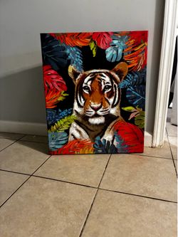 Tiger Painted Canvas