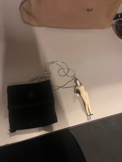 Chanel doll pendant necklace