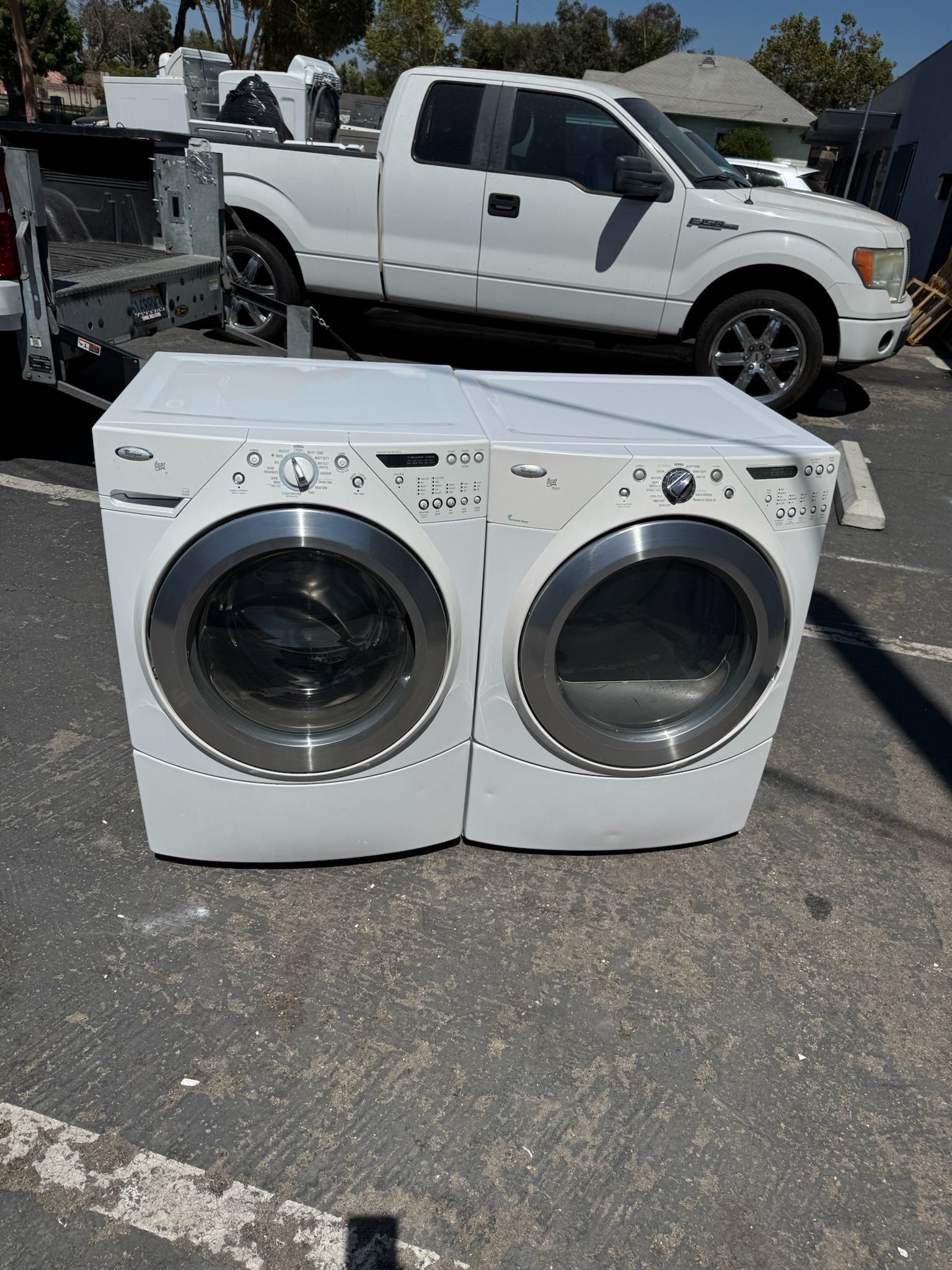 Used Whirlpool Washer and Gas Dryer (working) Heavy Duty ( Free Installation)