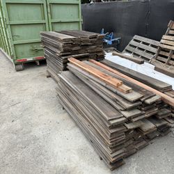 Salvaged Redwood Used Fence Boards For Free