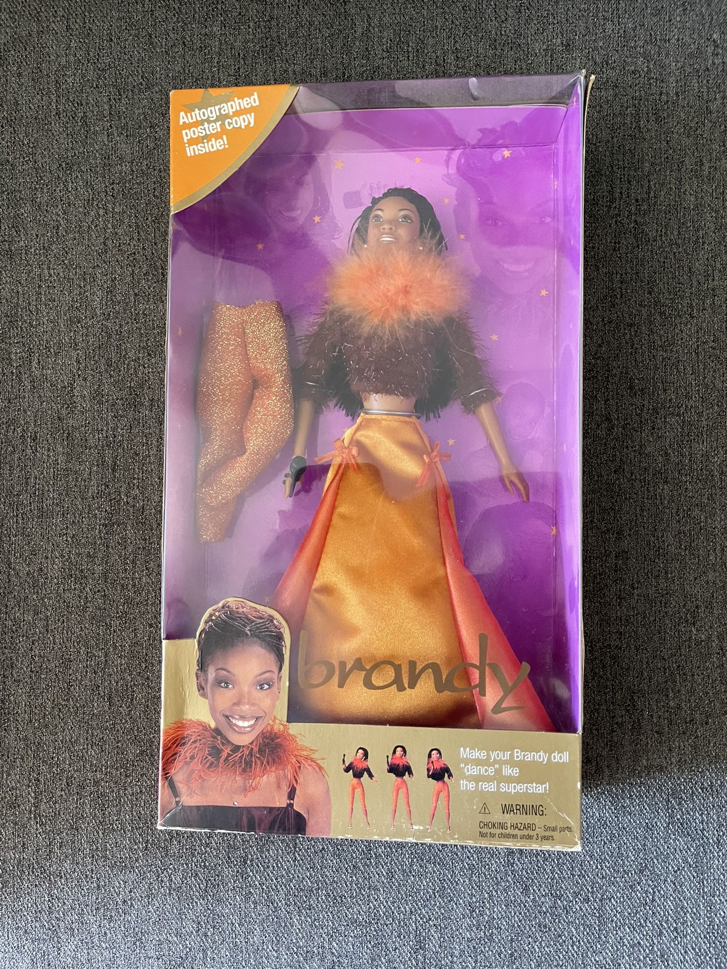 Brandy Barbie Doll With Autographed Poster Copy 1999