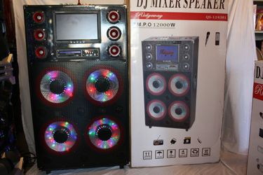 Bluetooth speaker sd card slot usb flash drive fm radio microphone included