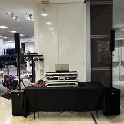 Rcf j8s Pair And Rcf F10 Mixer 