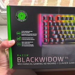 Razer Blackwidow V4 Mechanical Keyboard (Tactile Green Keys)
