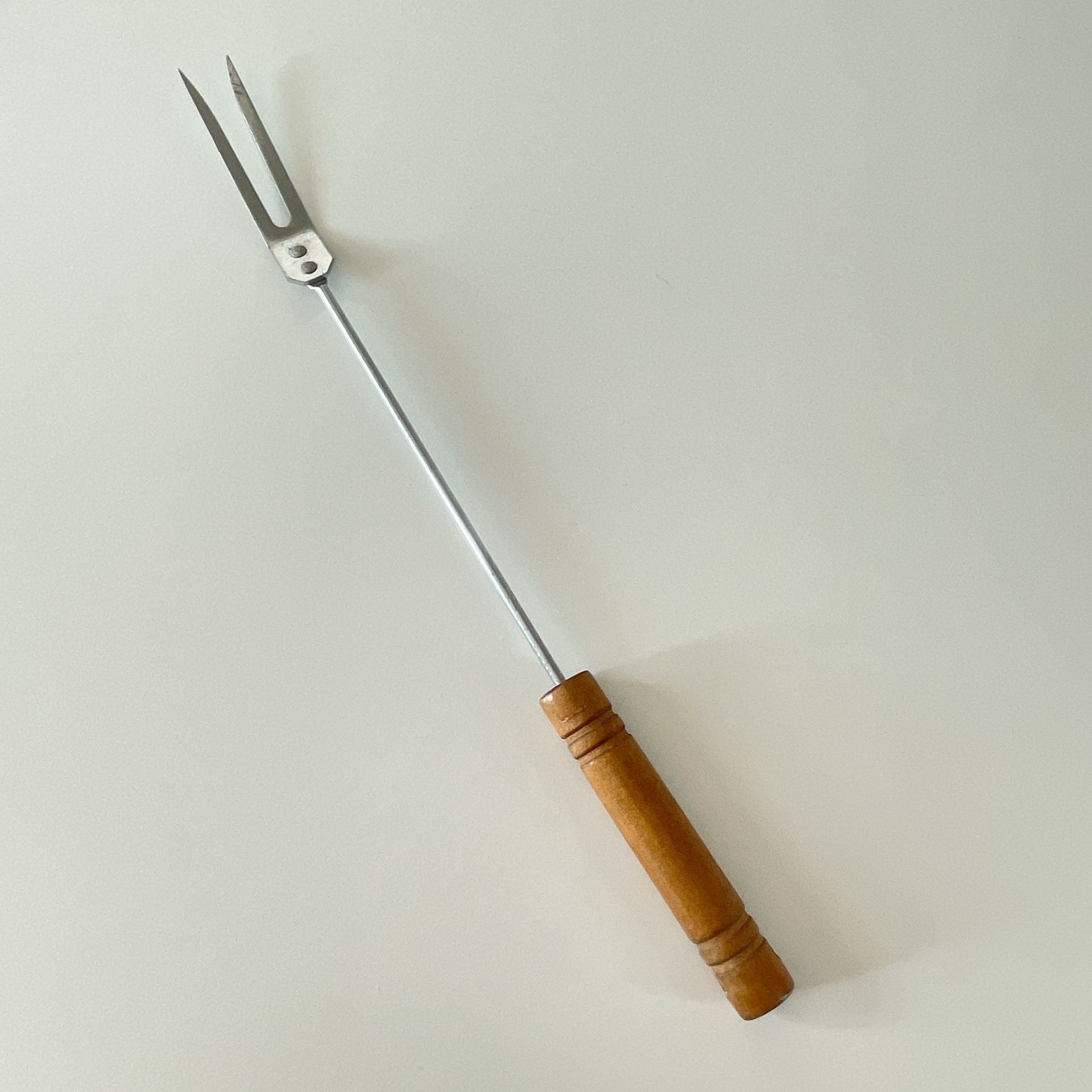 Barbecue Grilling Fork 16” BBQ Tool Set With Wooden Handles