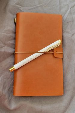Voyager Refillable Faux Leather Journal Bundle – New ✨📔🖊️