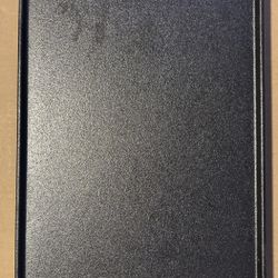 Cast iron griddle plate, 9x19.5”