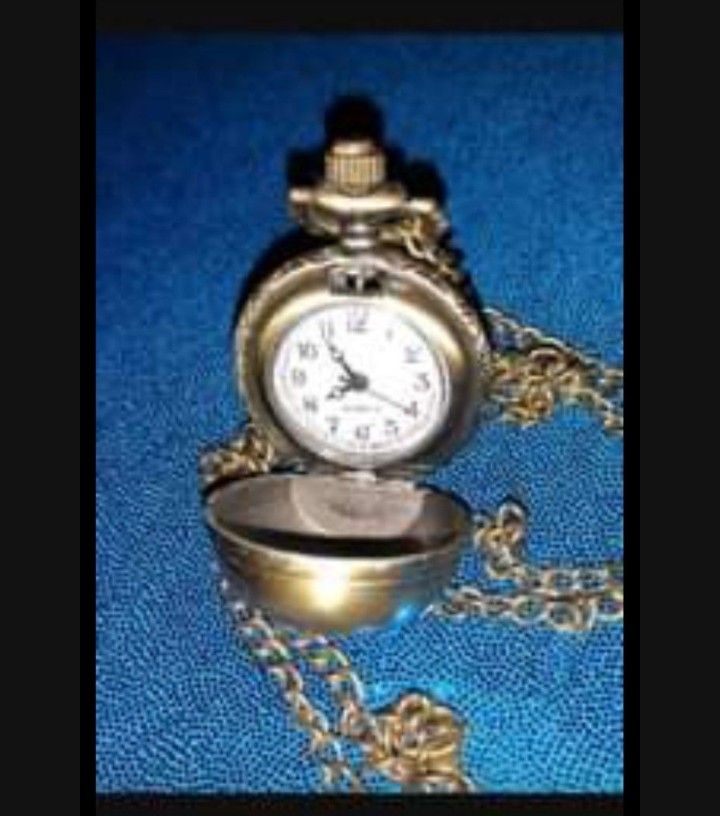 Unique Vintage Sphere Watch Necklace 