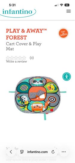 Infantino cart cover and play mat