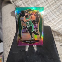 Jaylen Brown Select Silver Prizm Basketball Card